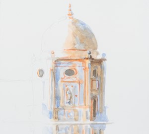 2021-montebello-pencil and watercolor-worksonpaper-20x20cm-FB22-07